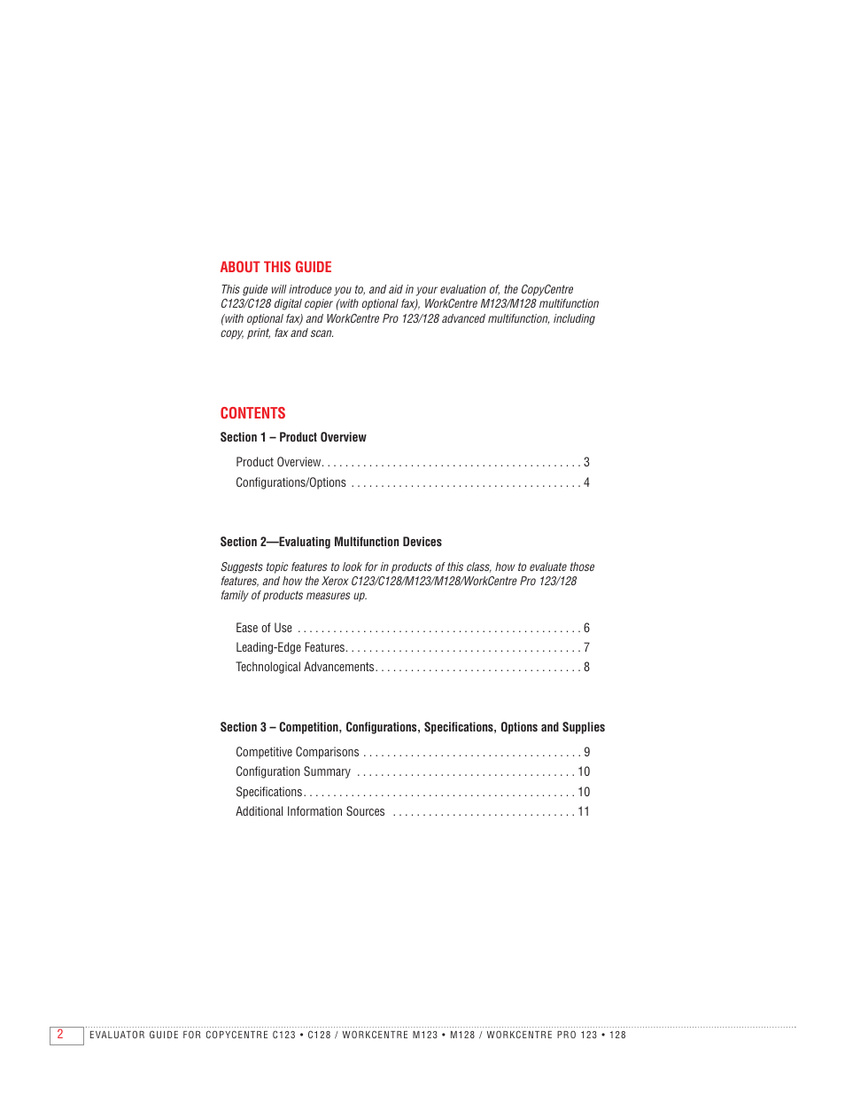 Xerox C123 User Manual | Page 2 / 12