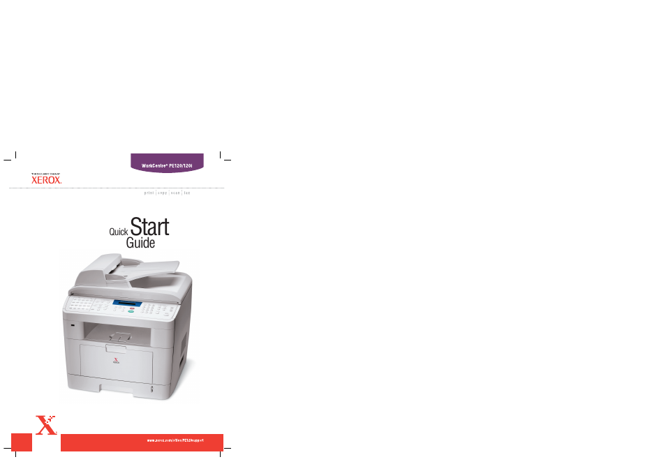 Xerox WorkCentre PE120i User Manual | 20 pages