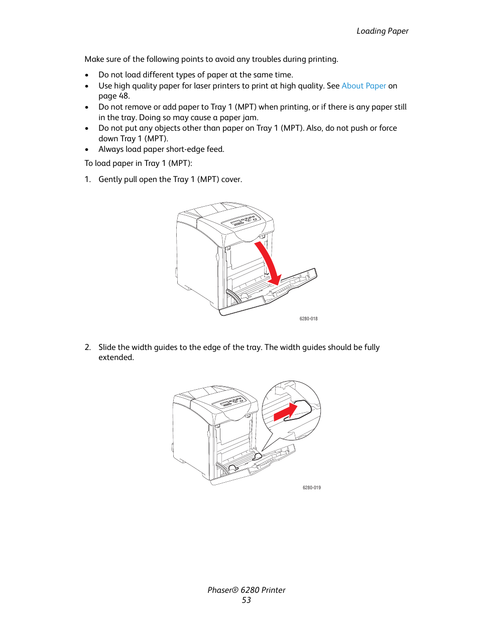 Xerox Color Printer Phaser 6280 User Manual | Page 53 / 158