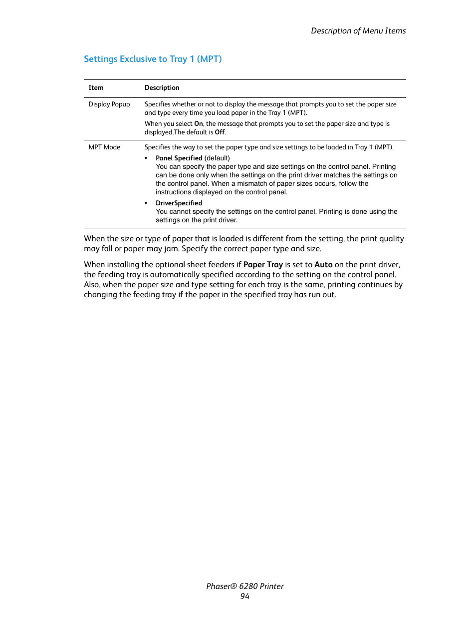 Xerox Color Printer Phaser 6280 User Manual | Page 93 / 158