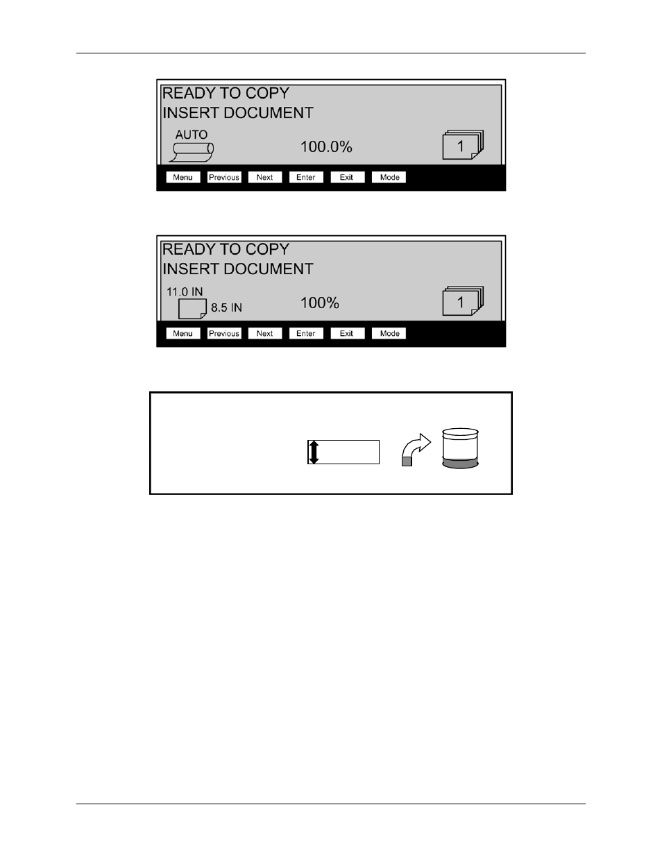 Ready to scan insert document | Xerox 6204  EN User Manual | Page 33 / 176