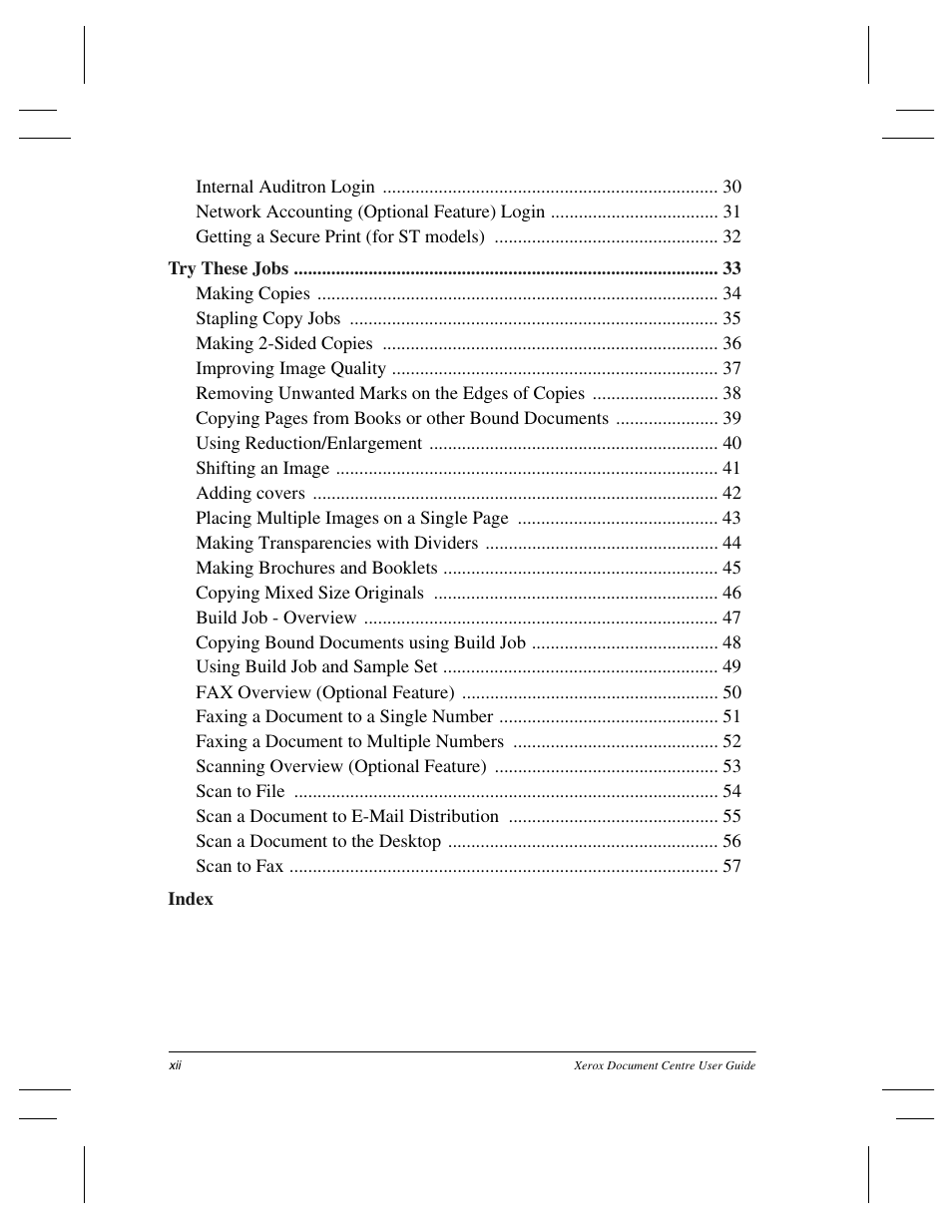 Xerox 255 DC User Manual | Page 12 / 75