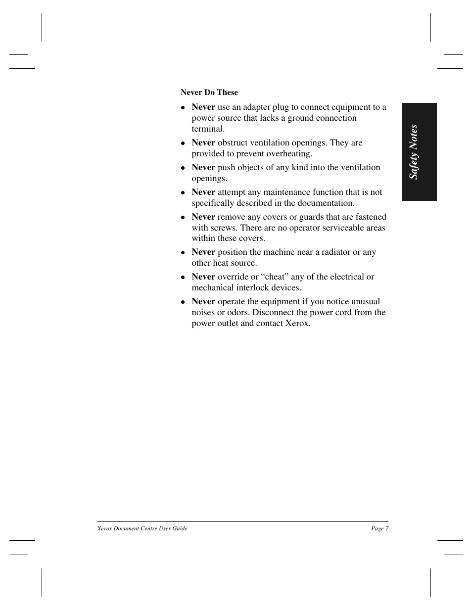 Xerox 255 DC User Manual | Page 19 / 75