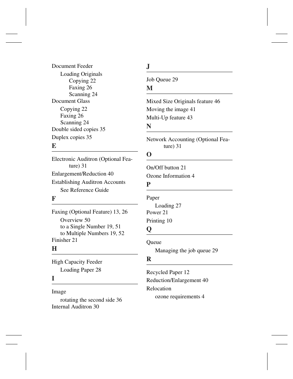 Xerox 255 DC User Manual | Page 72 / 75