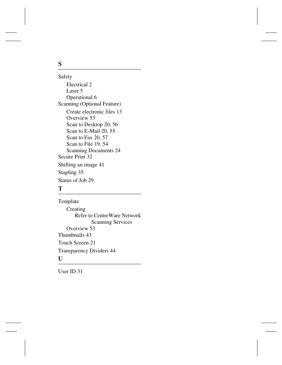 Xerox 255 DC User Manual | Page 73 / 75