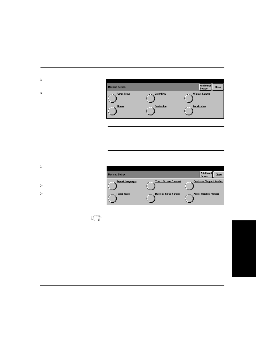 Additional setups | Xerox 332 User Manual | Page 31 / 116