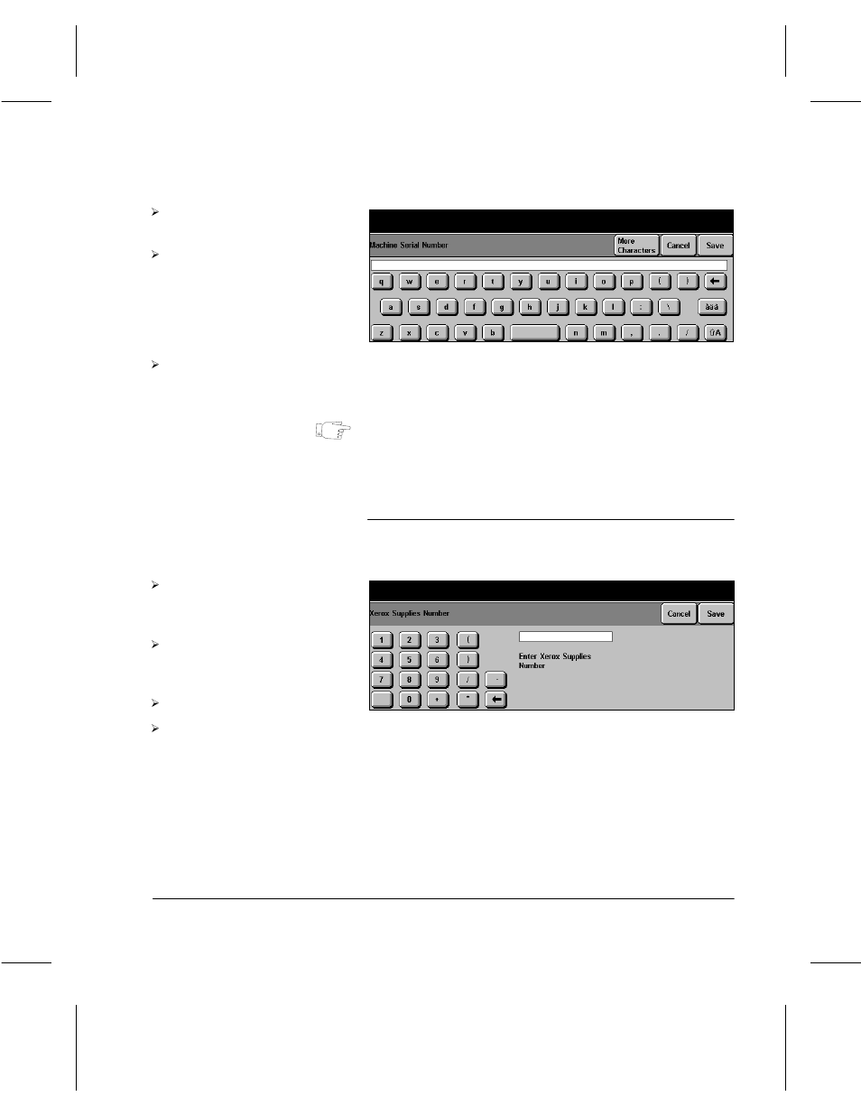 Xerox supplies number / supplies tel. number | Xerox 332 User Manual | Page 34 / 116