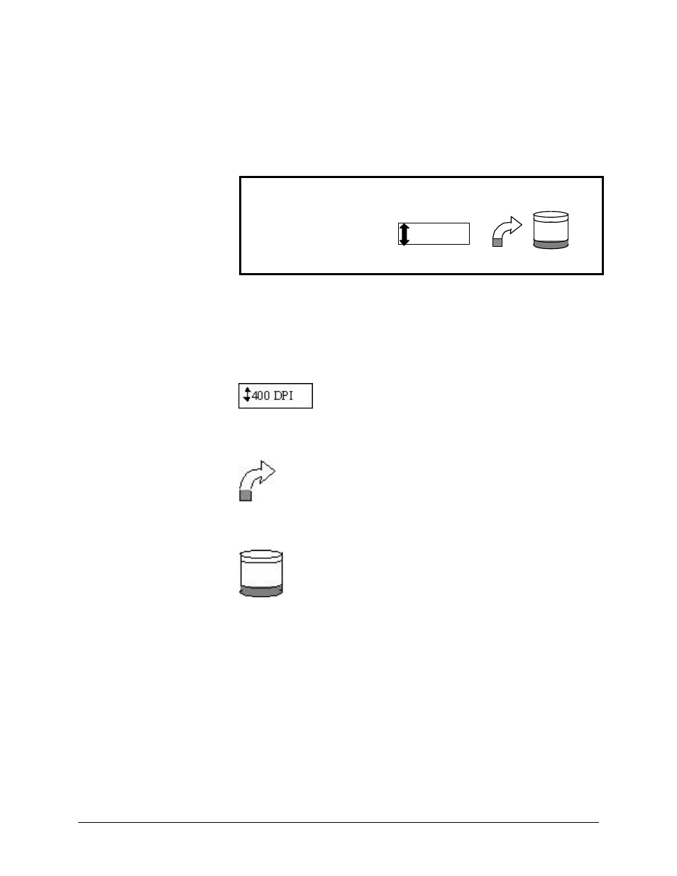 Understanding the ready to scan screen, Selections disabled in scan mode | Xerox 8850 User Manual | Page 89 / 162