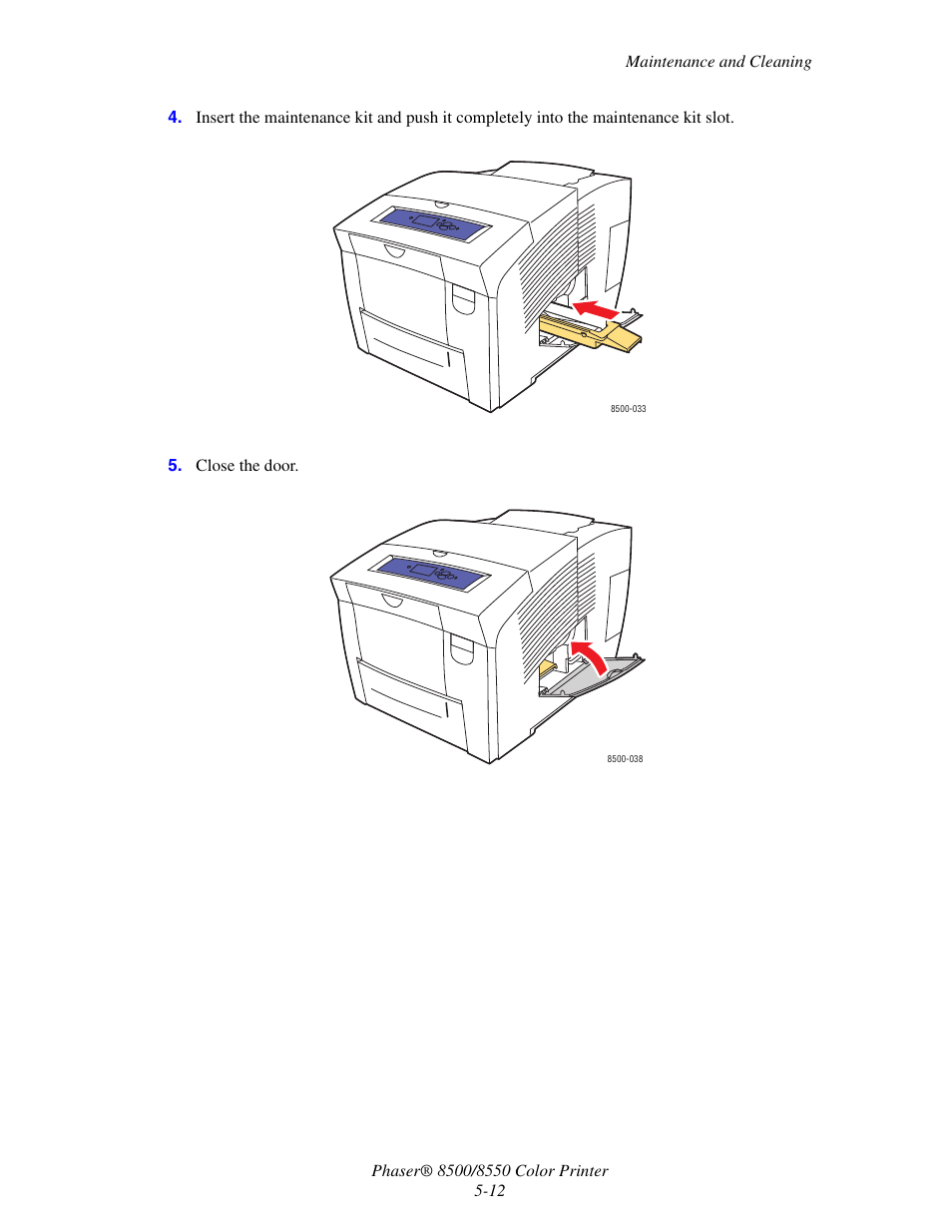 Xerox 8500/8550 User Manual | Page 103 / 145