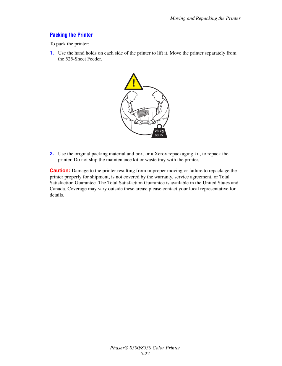 Xerox 8500/8550 User Manual | Page 113 / 145