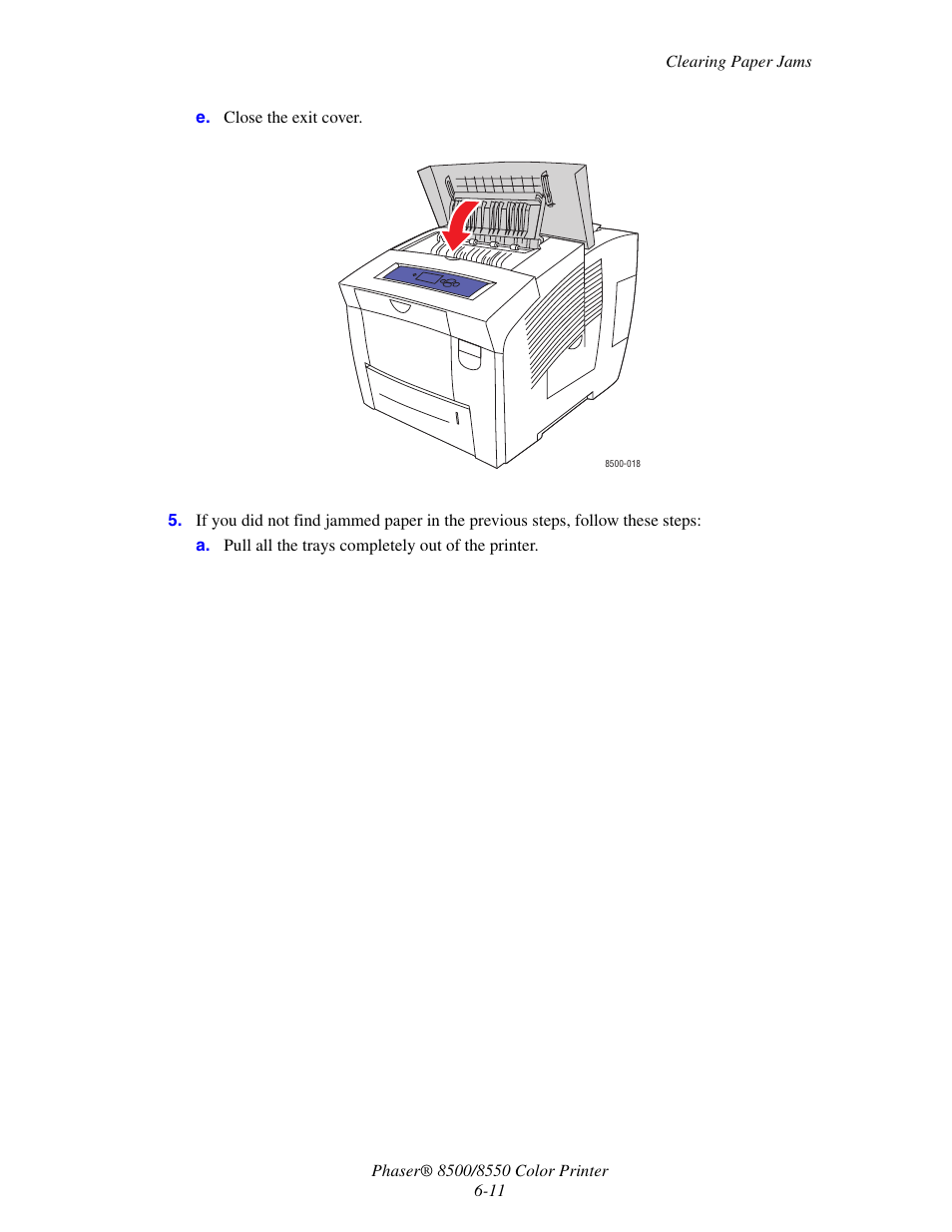 Xerox 8500/8550 User Manual | Page 124 / 145