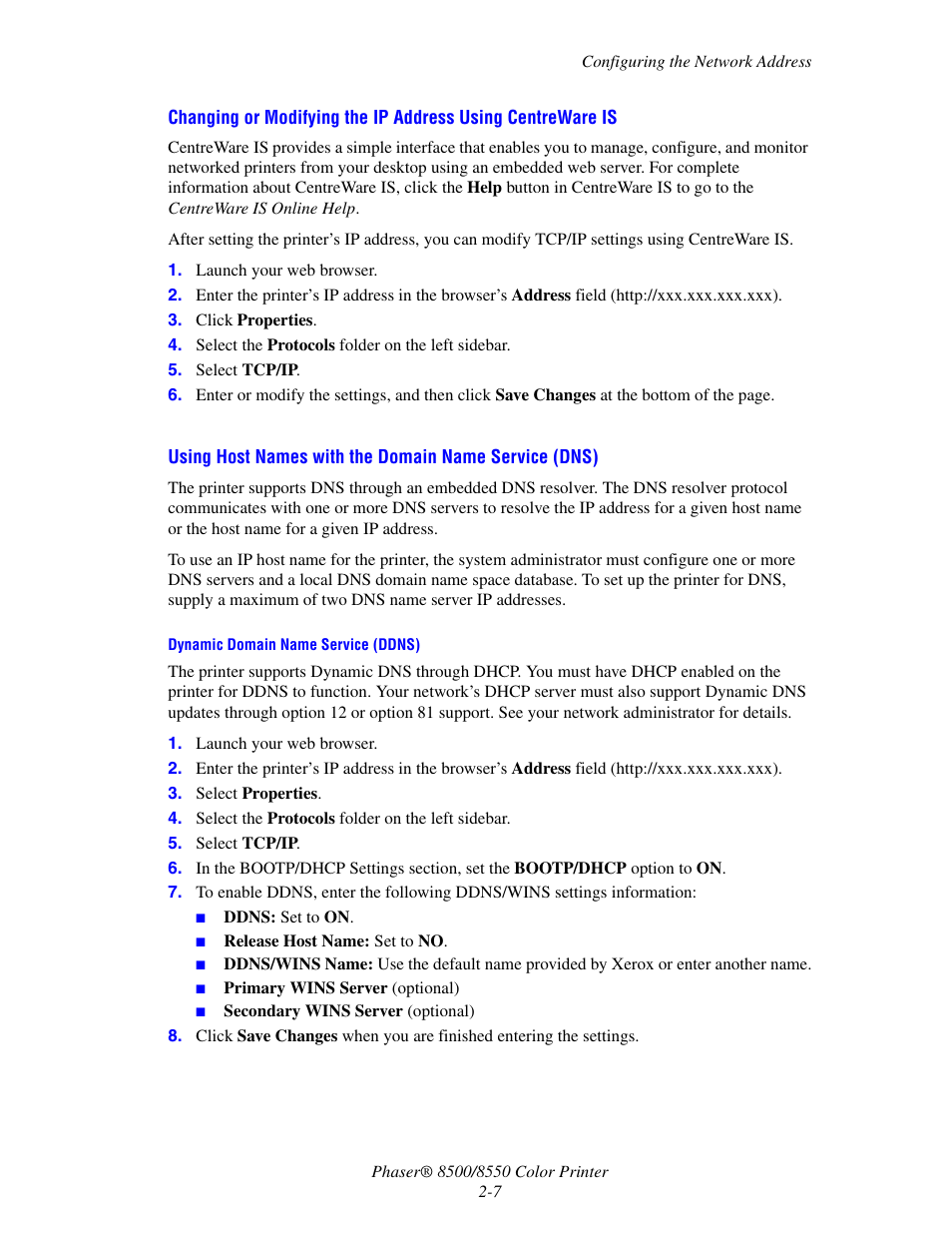 Xerox 8500/8550 User Manual | Page 23 / 145