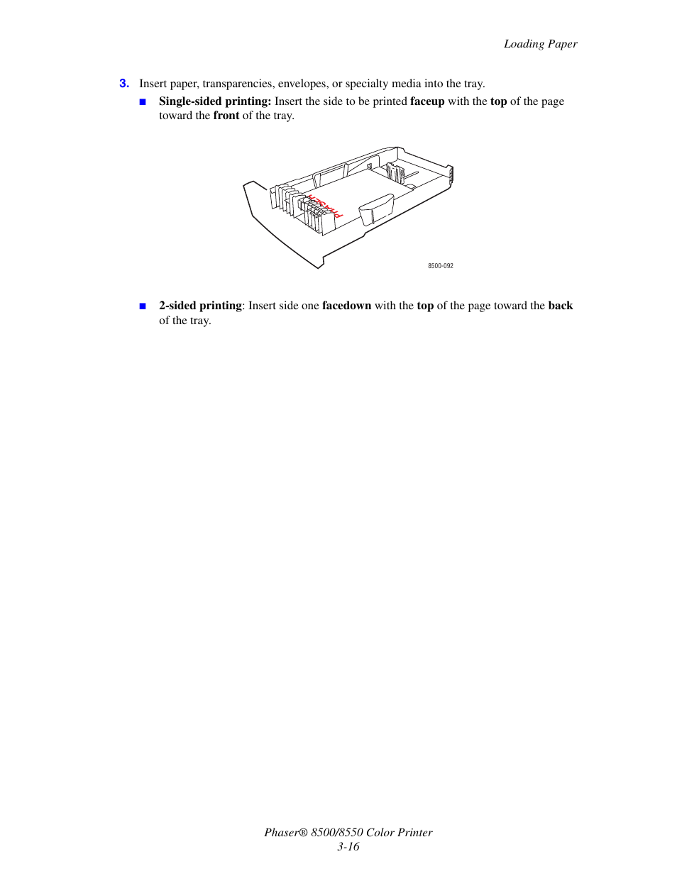 Xerox 8500/8550 User Manual | Page 44 / 145