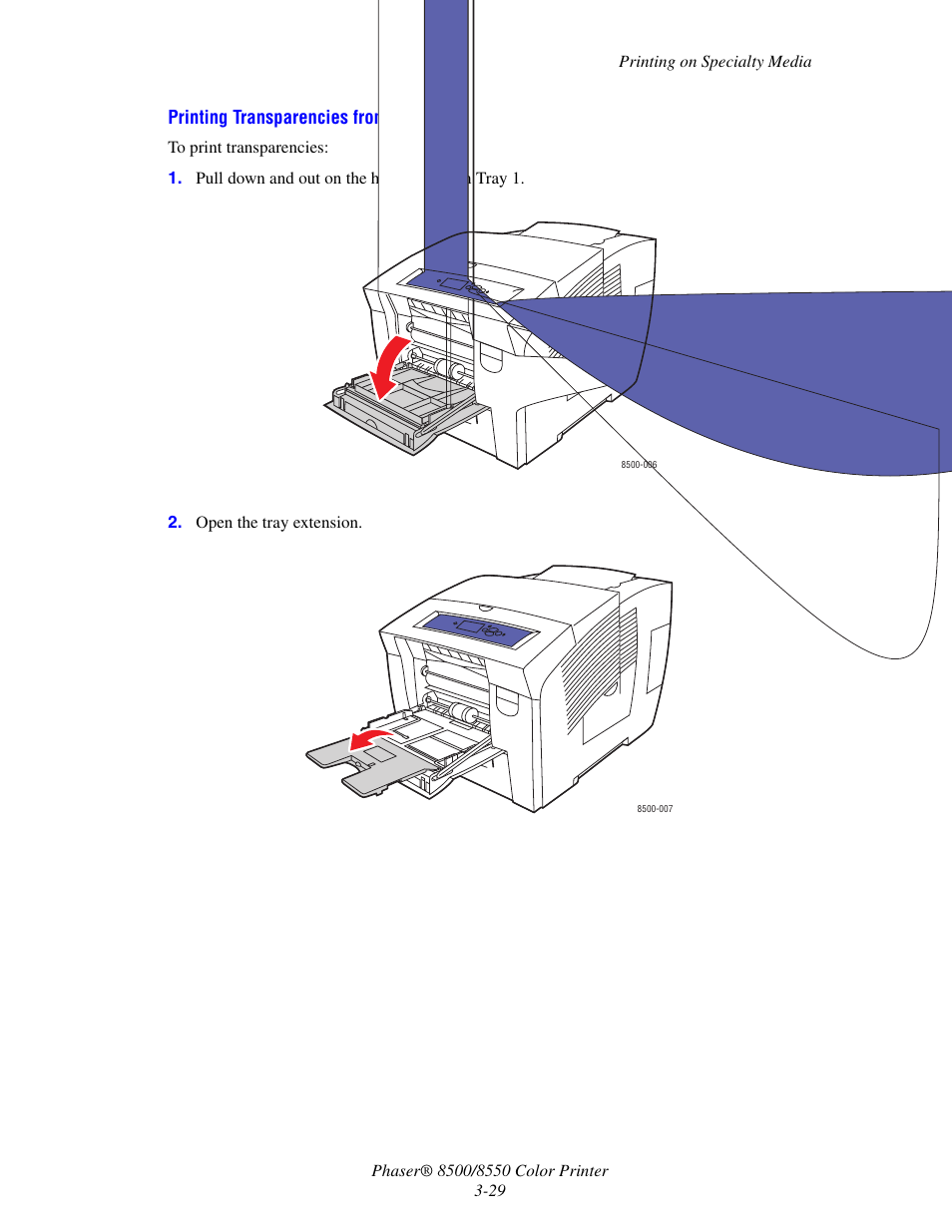 Xerox 8500/8550 User Manual | Page 57 / 145