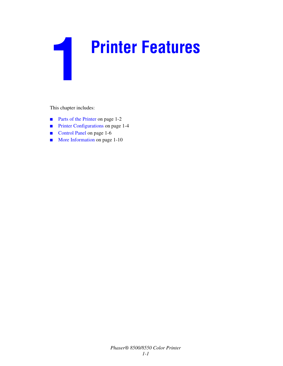 Xerox 8500/8550 User Manual | Page 6 / 145