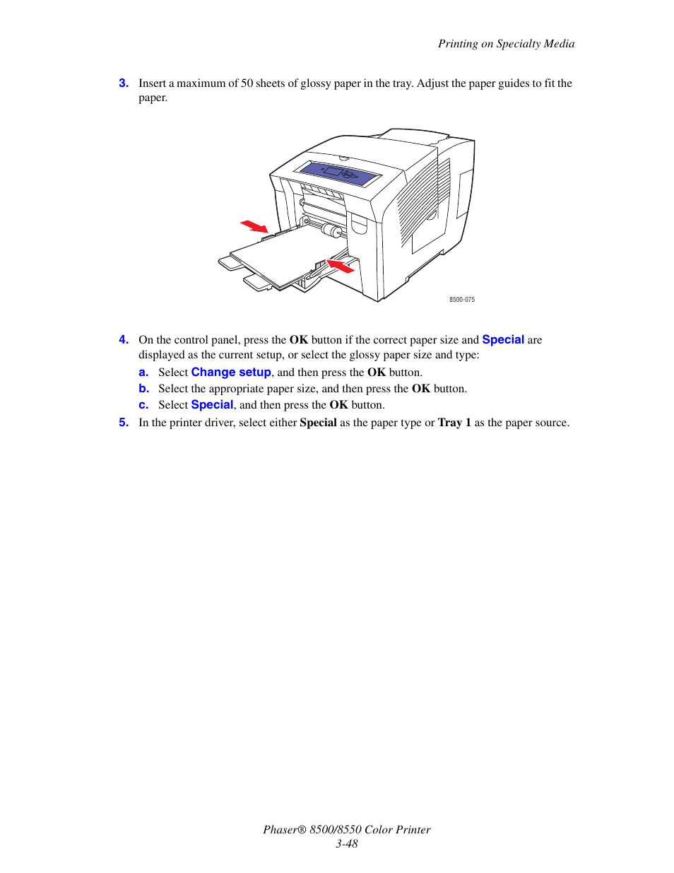 Xerox 8500/8550 User Manual | Page 76 / 145
