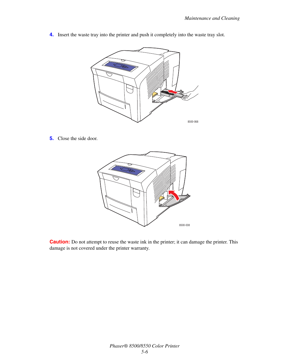 Xerox 8500/8550 User Manual | Page 97 / 145