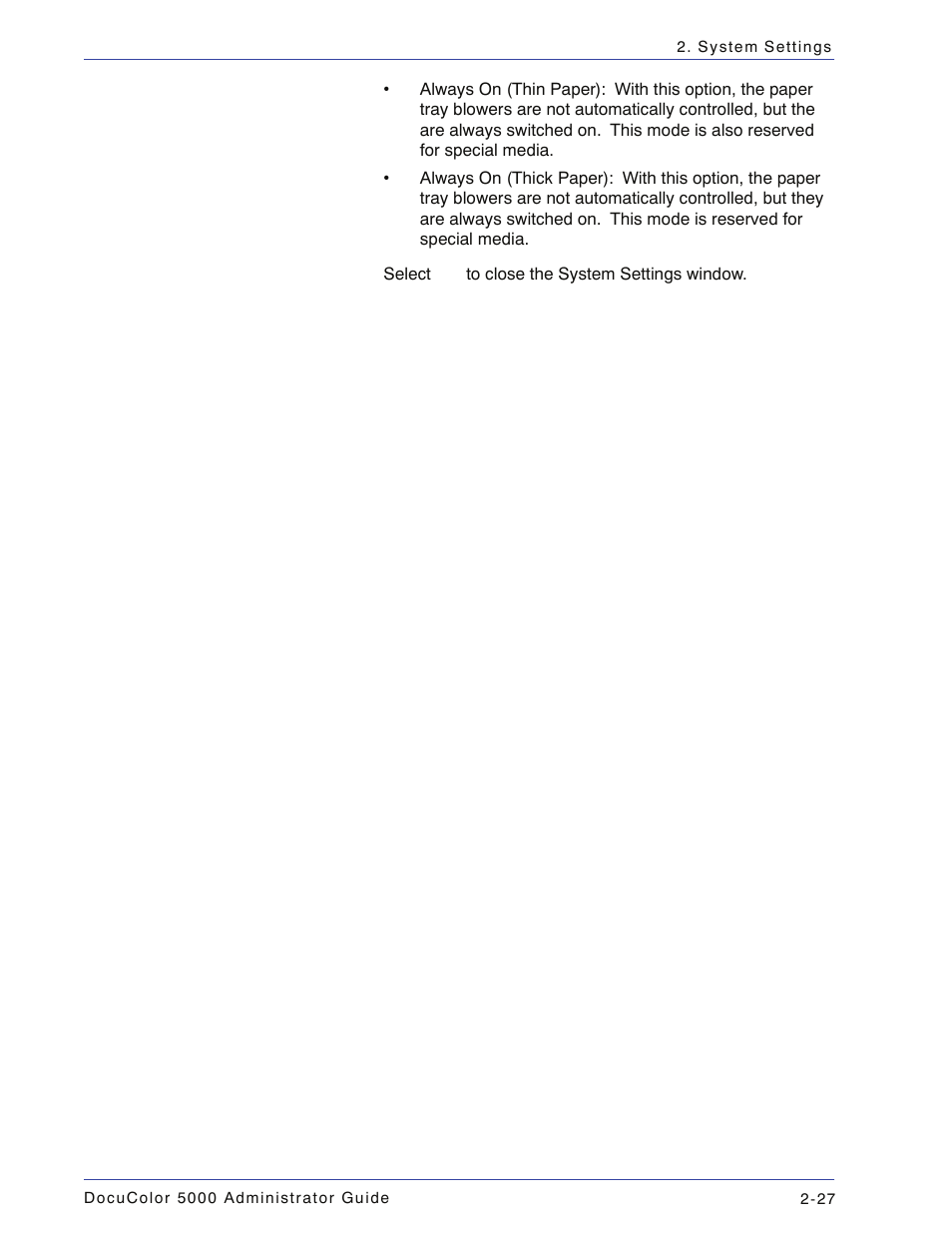 Xerox DocuColor 5000 User Manual | Page 57 / 108