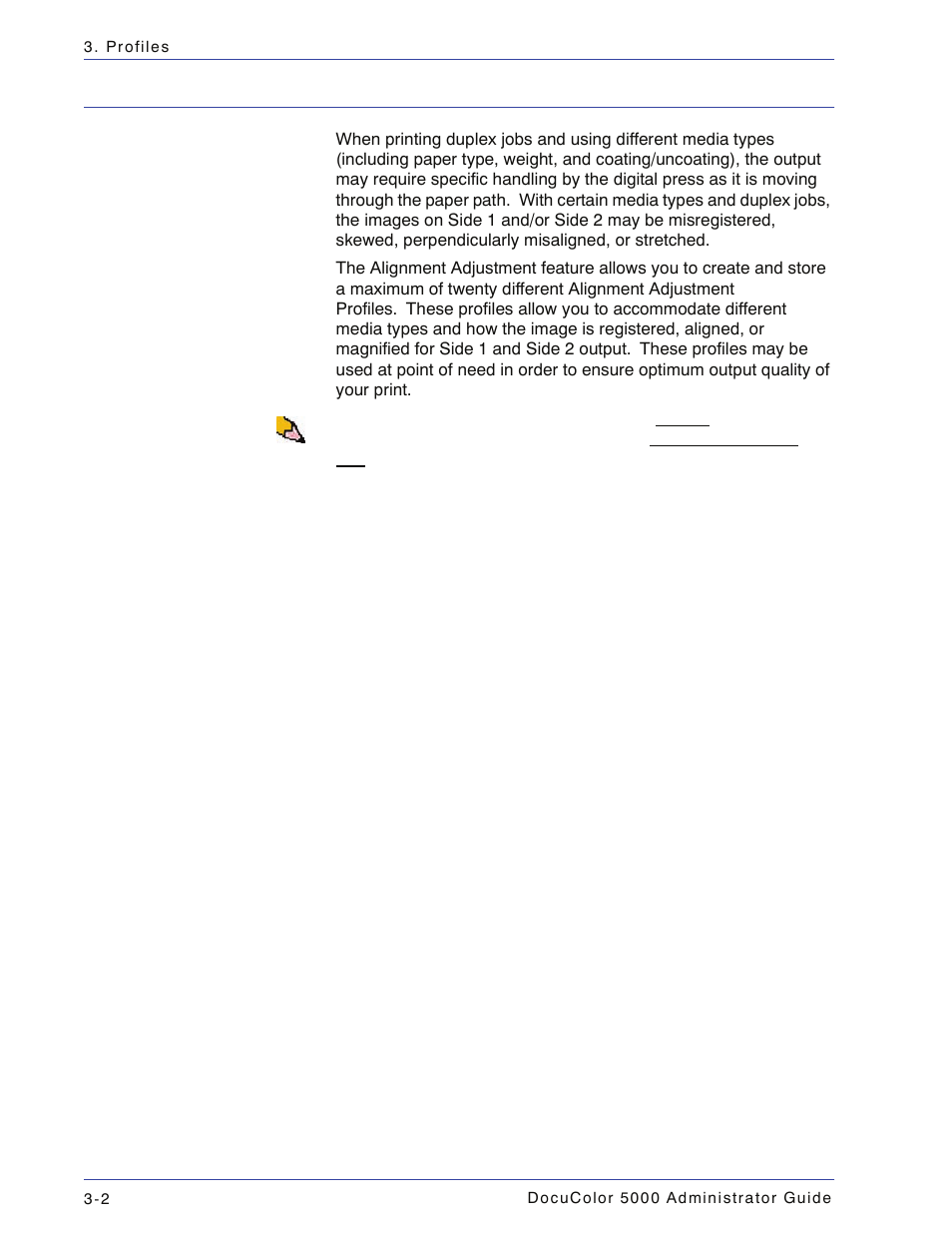 Alignment, Alignment -2 | Xerox DocuColor 5000 User Manual | Page 60 / 108