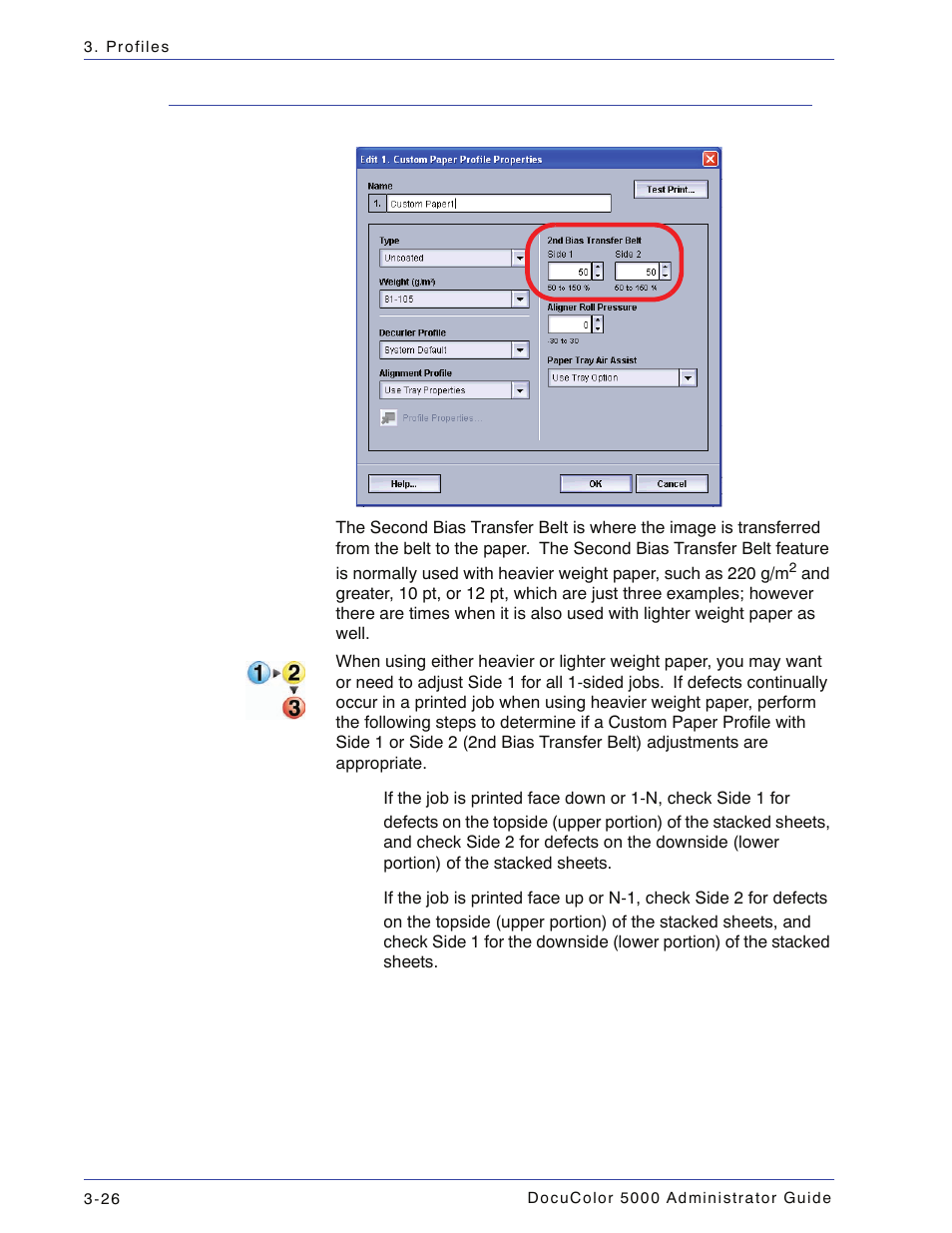 Second bias transfer belt, Second bias transfer belt -26 | Xerox DocuColor 5000 User Manual | Page 84 / 108