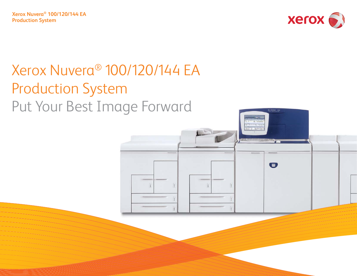 Xerox Nuvera 120 EA User Manual | 12 pages