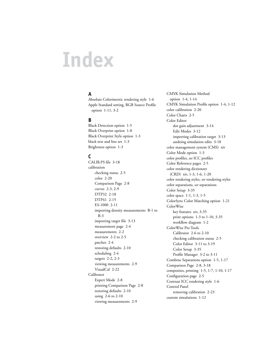Index | Xerox Phaser Printer EX7750 User Manual | Page 117 / 120