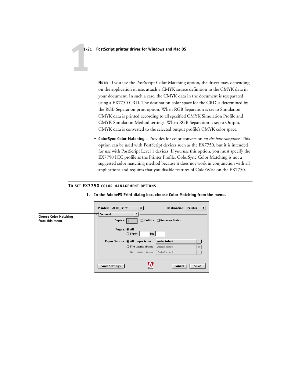 Xerox Phaser Printer EX7750 User Manual | Page 37 / 120