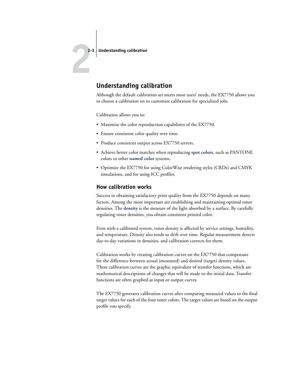 Understanding calibration, How calibration works | Xerox Phaser Printer EX7750 User Manual | Page 43 / 120