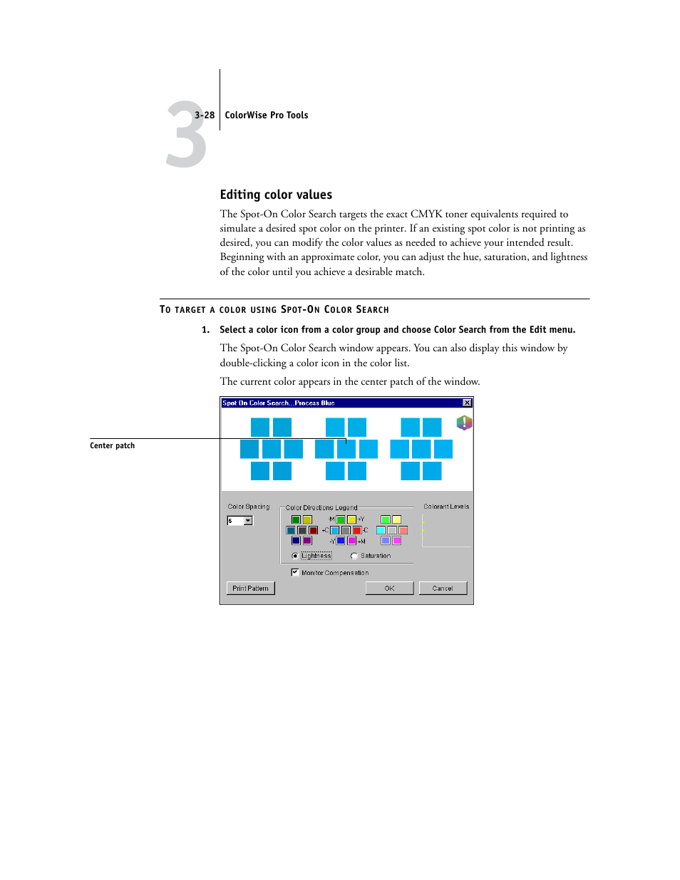 Editing color values | Xerox Phaser Printer EX7750 User Manual | Page 92 / 120