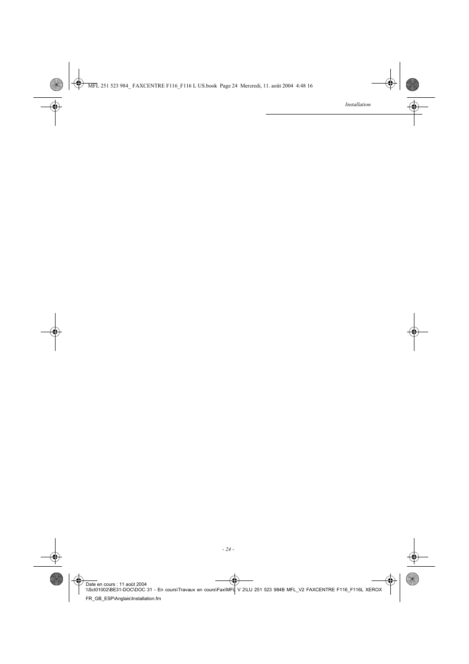 Xerox FaxCentre F116 User Manual | Page 28 / 141