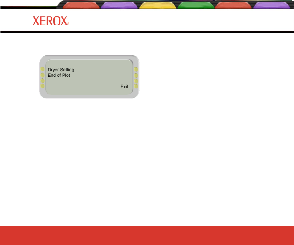 Menu tree | Xerox 8160 User Manual | Page 67 / 99