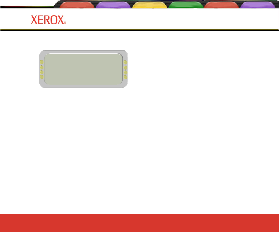 Menu tree | Xerox 8160 User Manual | Page 75 / 99