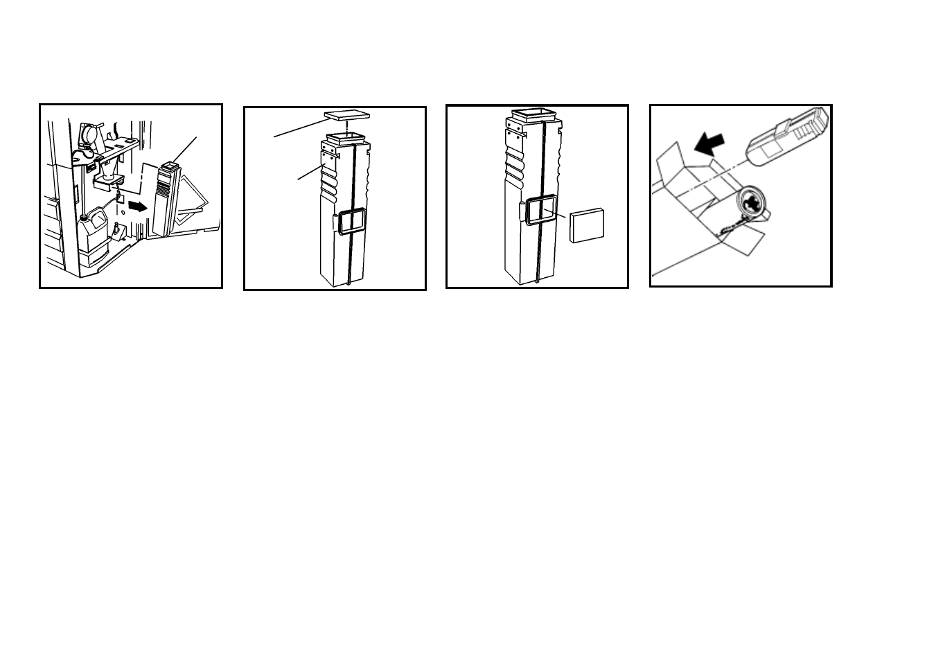 Replacing the toner waste bottle, Care | Xerox 8825/8830 User Manual | Page 40 / 48