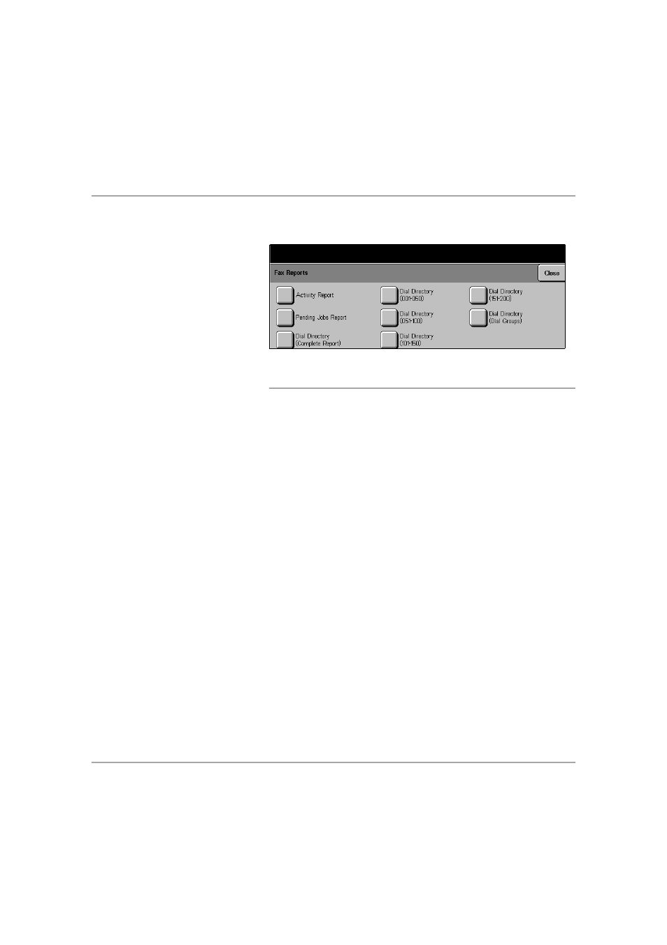 Fax reports, Fax report options, Fax reports -35 | Ge 4-35 | Xerox 432 User Manual | Page 151 / 466