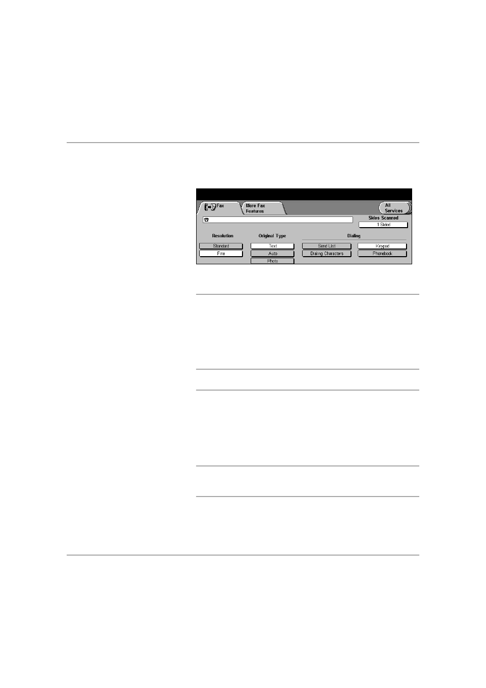 Dialing, Send list/phonebook, Dialing -51 | Ge 4-51 | Xerox 432 User Manual | Page 167 / 466