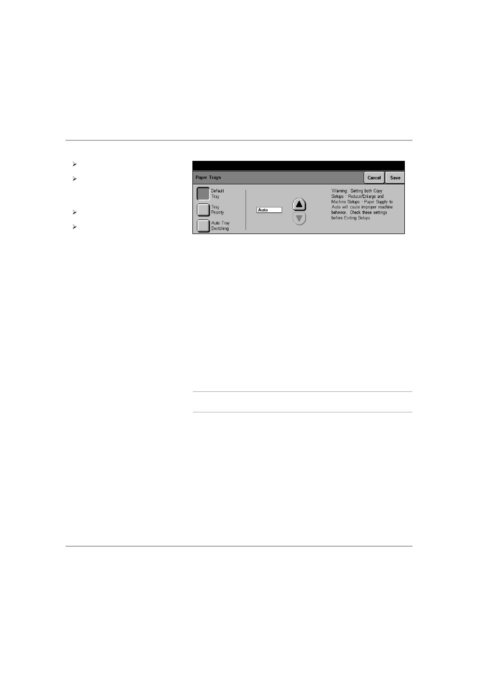 Paper tray setups, Paper tray setups -8, Ge 11-8 | Xerox 432 User Manual | Page 304 / 466