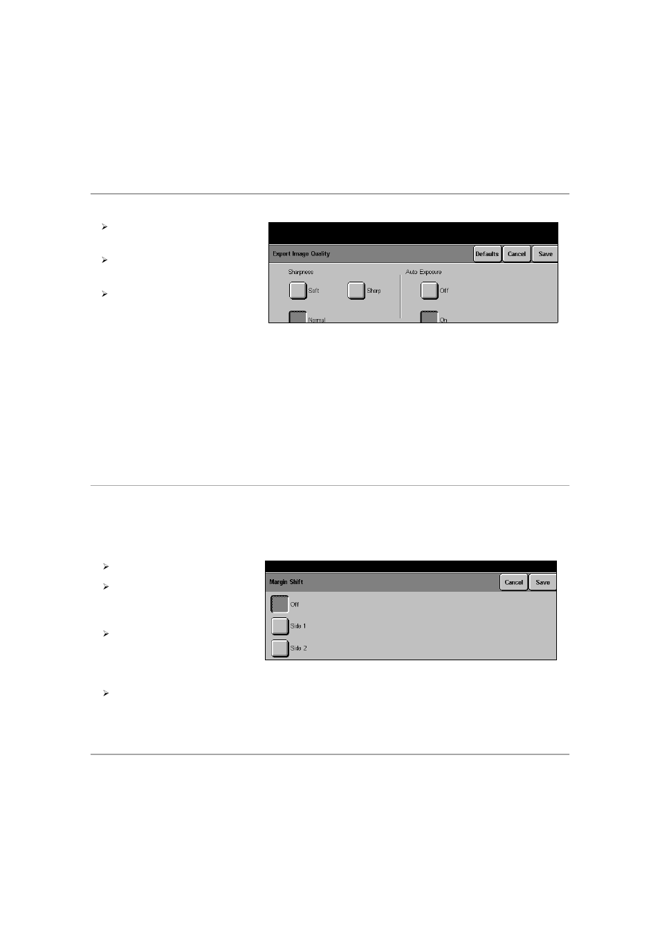 Expert image quality, Margin shift (dc440/432/430/425), Expert image quality -31 | Margin shift (dc440/432/430/425) -31, E 11-31, Ge 11-31, Set u ps | Xerox 432 User Manual | Page 327 / 466