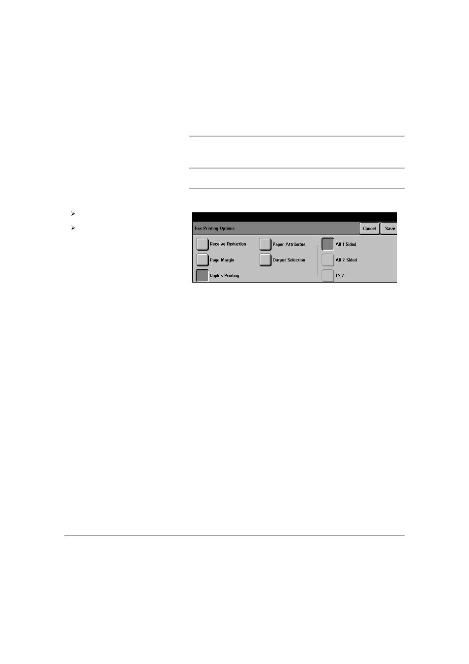 Duplex printing, Set u ps duplex printing | Xerox 432 User Manual | Page 341 / 466