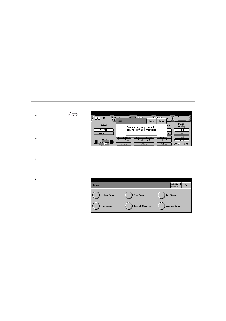 Access auditron setups, Access auditron setups -68 | Xerox 432 User Manual | Page 364 / 466