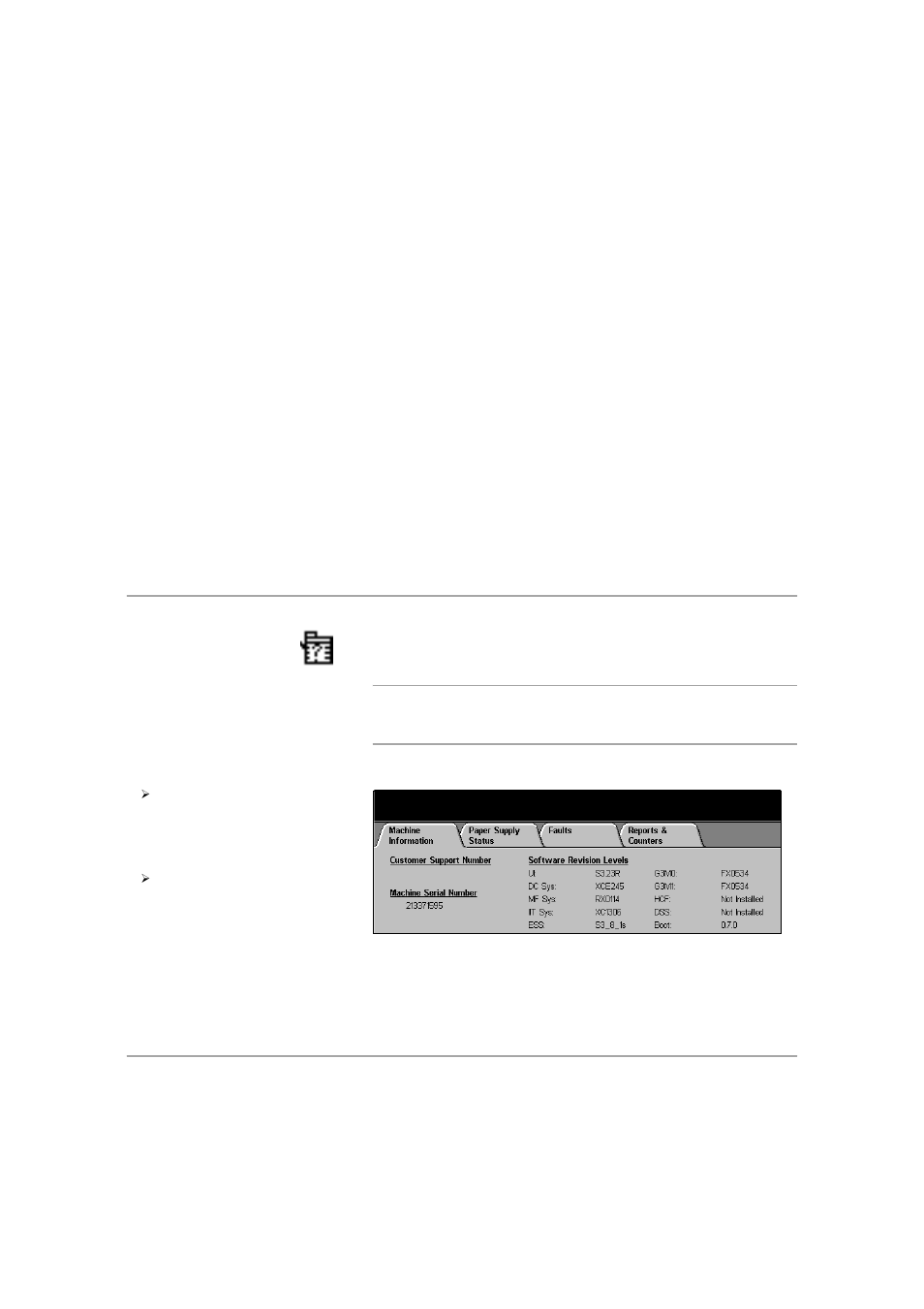 Machine status button, Machine status button - 19, Produ c t overview | Xerox 432 User Manual | Page 51 / 466