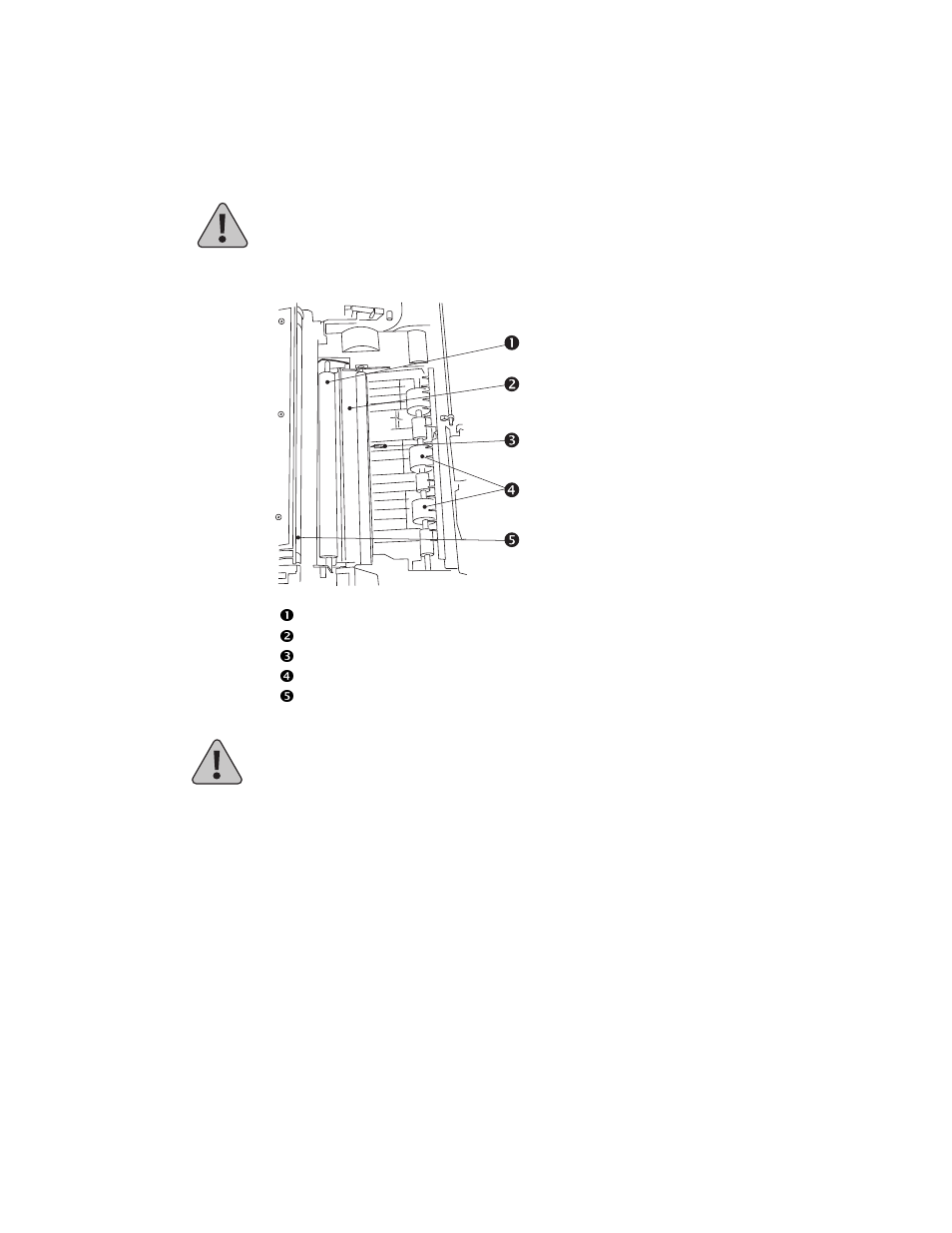 Cleaning the grounding roller and feed rollers | Xerox C55/C55mp User Manual | Page 119 / 158