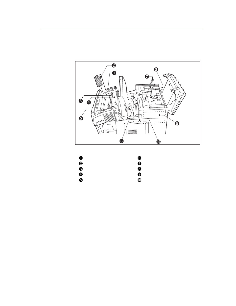Printer components—internal | Xerox C55/C55mp User Manual | Page 29 / 158