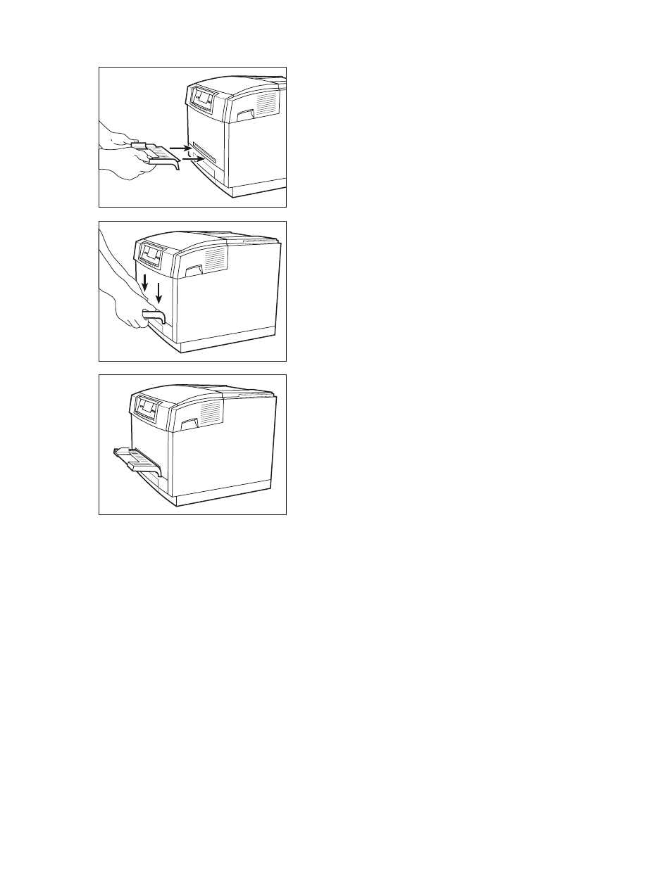 How to attach the manual feed tray | Xerox C55/C55mp User Manual | Page 40 / 158