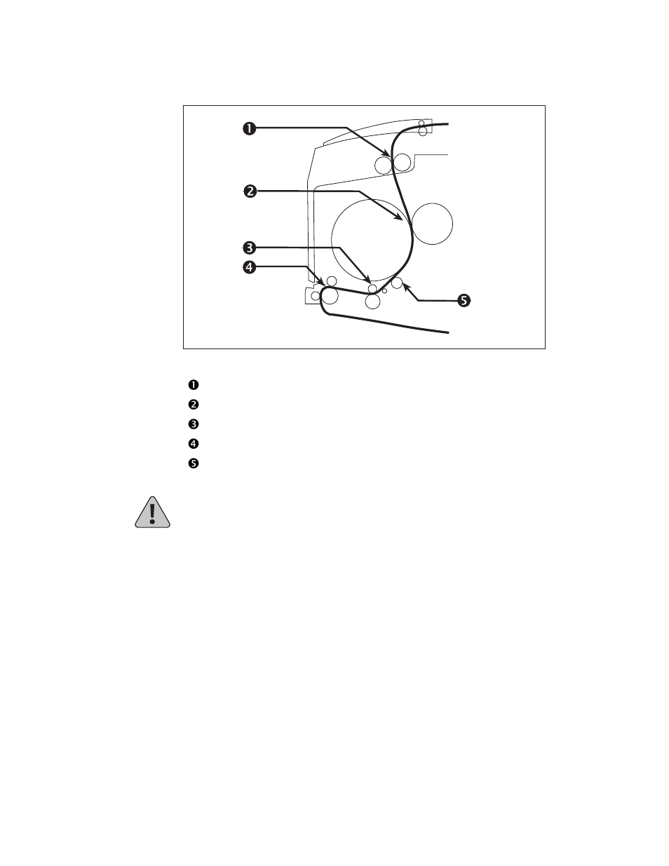 Media jam areas | Xerox C55/C55mp User Manual | Page 98 / 158