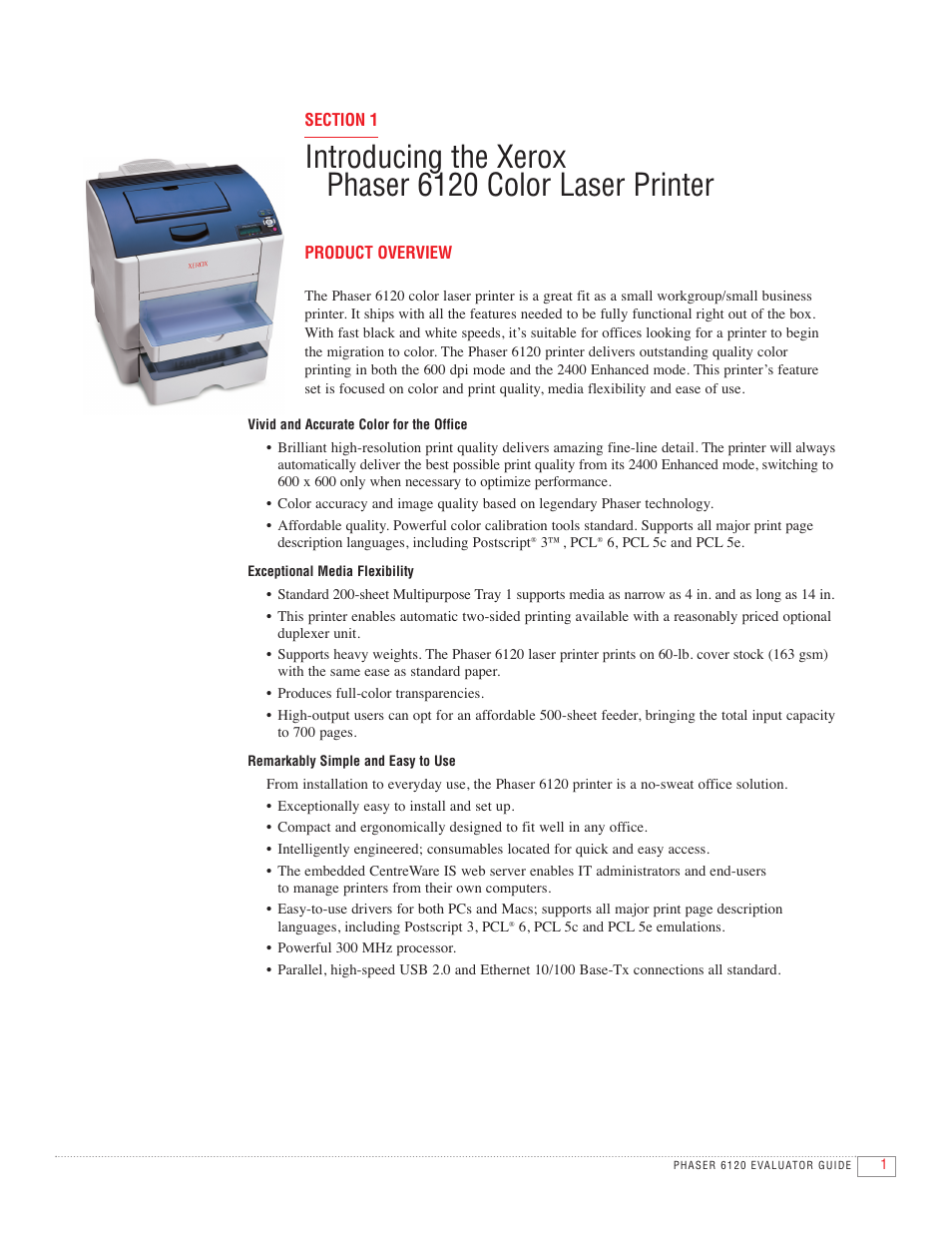 Xerox 6120 User Manual | Page 3 / 12
