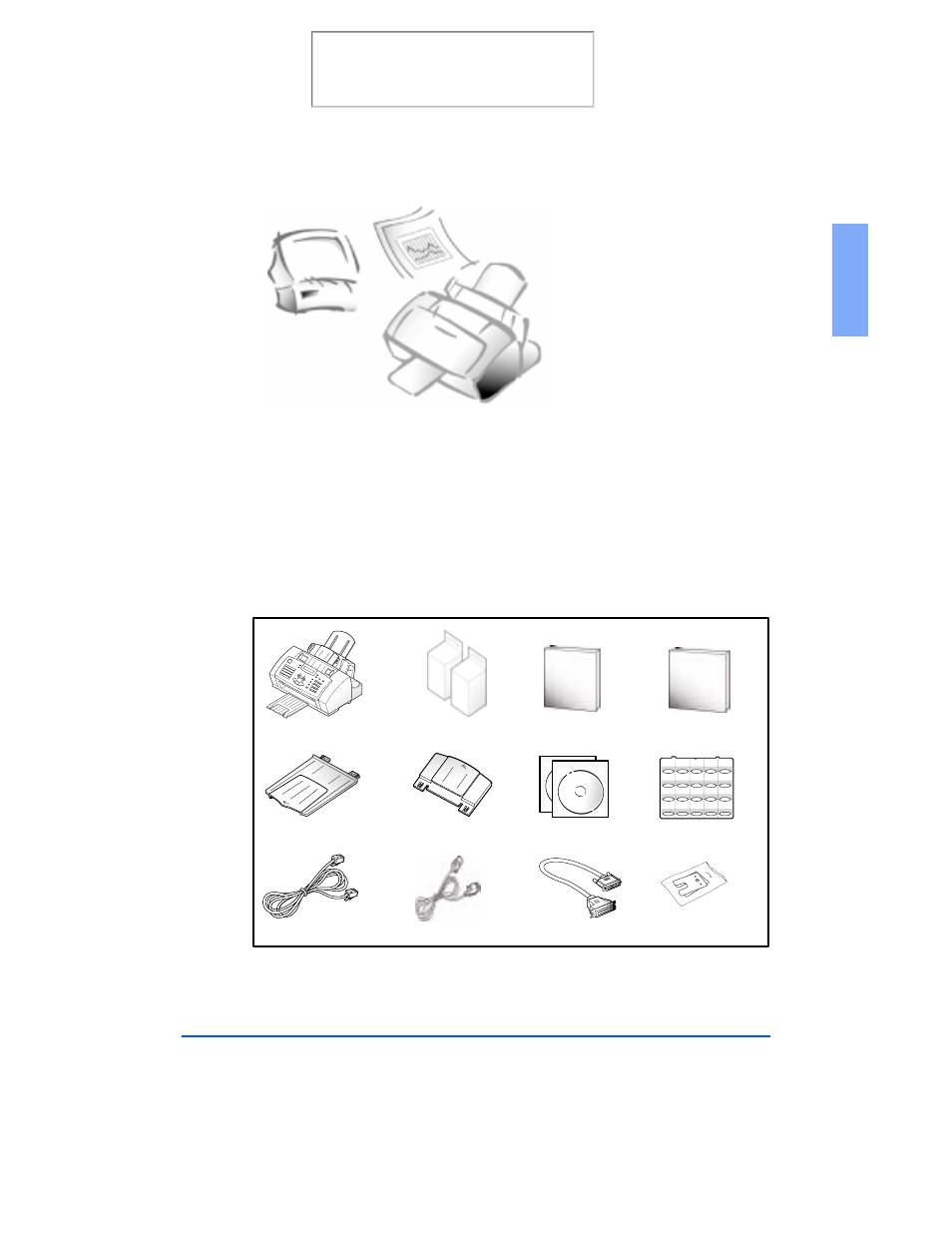 Getting started, Chapter 1, Set up your machine | Unpacking, Print the 480cx user guide | Xerox 480cx User Manual | Page 13 / 318