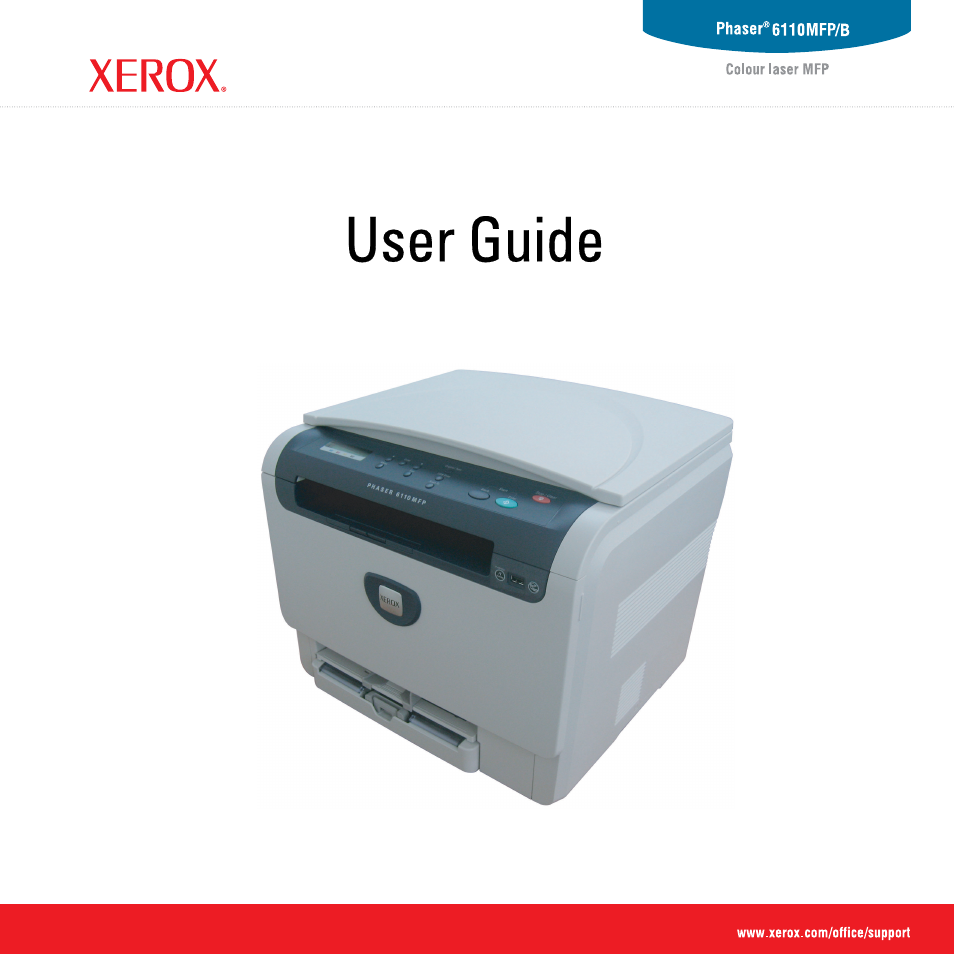 Xerox Phaser 6110MFP User Manual | 104 pages