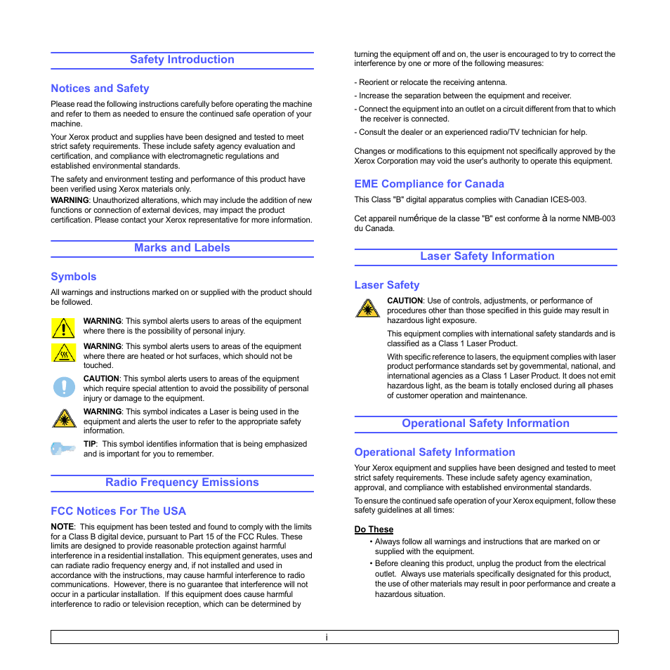 Xerox Phaser 6110MFP User Manual | Page 6 / 104