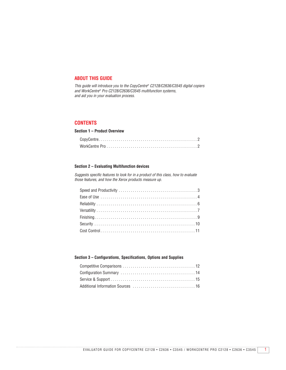 Xerox C2636 User Manual | Page 3 / 20