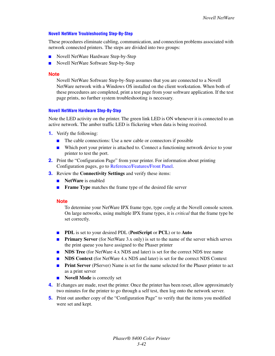 Xerox Phaser Color Printer 8400 User Manual | Page 138 / 203